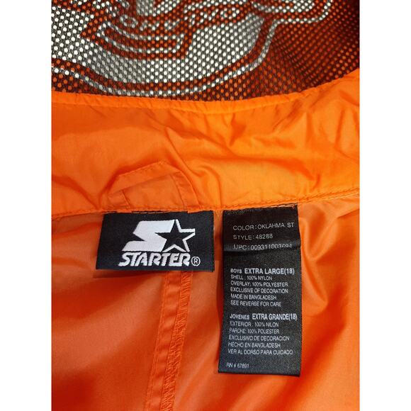 Starter Boy's OSU Cowboys Windbreaker Jacket l Size: XL (18) - Picture 7 of 7